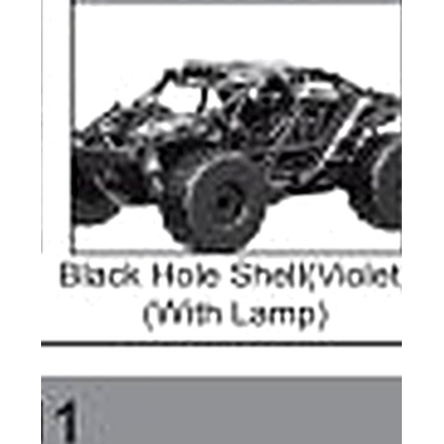 18332-30 Black Hole Desert Truck Shell (Violet, with Lights) For hospeed 18332 Parts