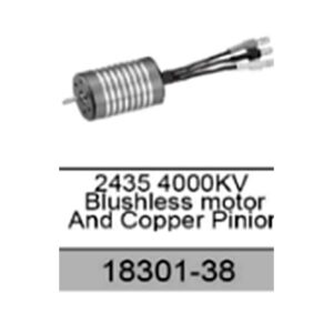 18401-35 2435 4000KV Brushless Motor with Gear For hospeed 18401 Parts