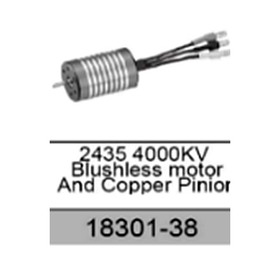 18401-35 2435 4000KV Brushless Motor with Gear For hospeed 18401 Parts