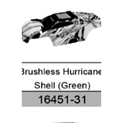 18421-31 Brushless Hurricane Body Shell (Yellow) For hospeed 18421 Parts