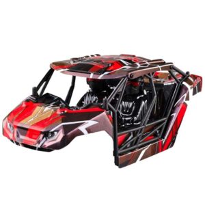 18431-30 Brushless Desert Truck Black Hole Shell (Red, with Roof Light) For hospeed 18431 rc car parts