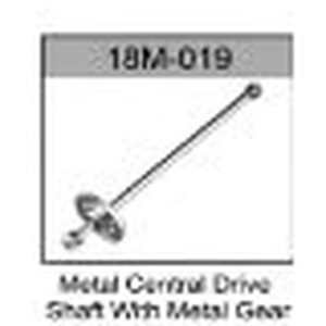 18M-019 Metal Center Drive Shaft (with Metal Gear and Bearings, Brushed) For Hospeed 1/18 rc car