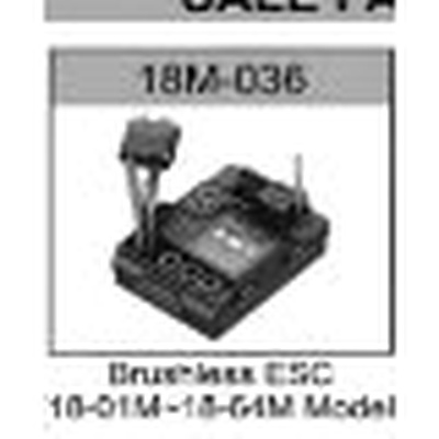 18M-036 Brushless ESC For Hospeed 1/18 rc car
