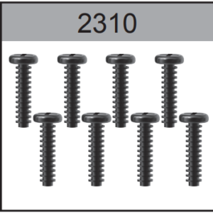 2310 2.3x10mm Round Head Screw For Hospeed 1/18 HS18-01 18-02 18-03 H18-21 H18-22 H18-51 etc rc car parts