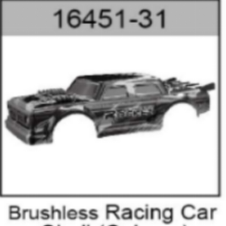 16451-31 Brushless Racing & Drift Body Shell (Colorful, with Dual-Color Headlights) For hospeed 16451 Parts