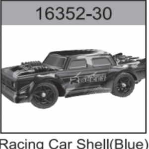 16352-30 Drift Car Body Shell (Blue, with Lights) For hospeed 16352 Parts