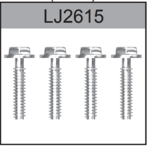 LJ2615 2.6x15mm Hex Screw For Hospeed 1/18 HS18-01 18-02 18-03 H18-21 H18-22 H18-51 etc rc car parts