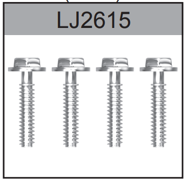 LJ2615 2.6x15mm Hex Screw For Hospeed 1/18 HS18-01 18-02 18-03 H18-21 H18-22 H18-51 etc rc car parts
