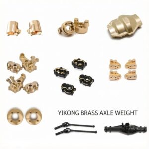 1/8 RC Crawler Yikong YK4082 4083 4084 Brass Weight Axle Cover C-Hub CVD Drive Shaft
