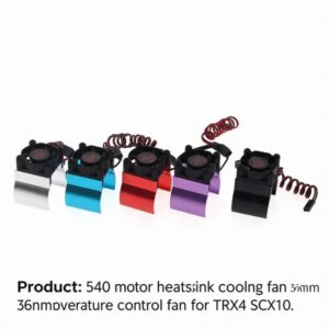 540 Heatsink Cooling Fan 540 550 Motor 36mm TRX4 SCX10 TRX6