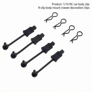 1/10 RC Car Anti-Loss Body Clip R-Clip Crawler Body Mount Clips