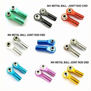 M4 Metal Ball Head Tie Rod End Aluminum Alloy Universal Ball Joint for DIY Robot RC Car Boat Aircraft