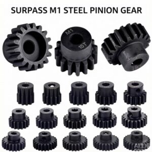 SURPASS-HOBBY M1 Module 5mm Bore Steel Pinion Gear 11-30T