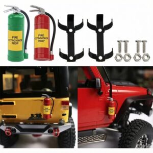 1/8 1/10 RC Crawler Scale Fire Extinguisher Decor Prop for SCX10 90046 TRX4