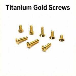 Titanium Plated Gold Grade 12.9 Hex Socket Screws M3 6 8 10 12 14 16mm Button Countersunk Head