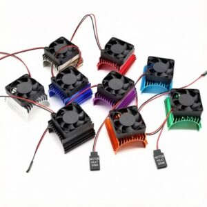 Motor Heat Sink for 4074 4274 1515 RC Motor with Fan Cooling Set