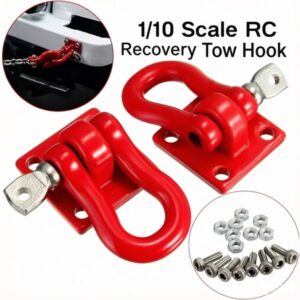 1/10 RC Crawler Scale Tow Hook Recovery Shackle for Axial SCX10 90046 RC4WD D90 CC01