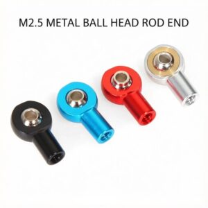 M2.5 Metal Ball Head Rod End 2pcs for RC Airplane Car Boat Robot DIY