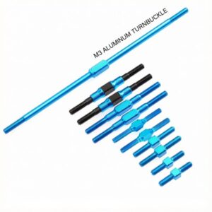 Tamiya M3 Thread Aluminum Tie Rod Turnbuckle 2pcs for 1/10 RC Car