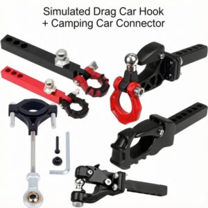 Universal Modified Tow Hook for 1/8 Scale Crawlers (CrossRC H8H) and 1/10 Scale Models (SCX10 TRX4 4106)