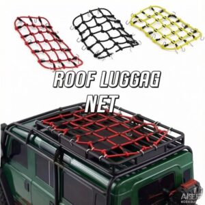 1/8 1/10 1/12 RC Crawler Roof Elastic Luggage Net Scale Decor Mesh for D90