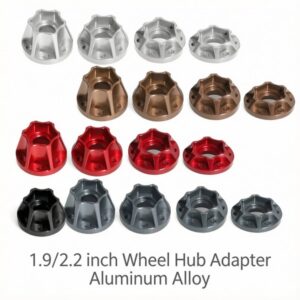 1.9 2.2 inch Aluminum Alloy Wheel Hub Adapter Extension for RC Crawler TRX4 VP Wheels