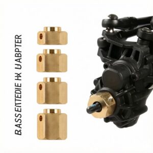 Brass Extended Hex Adapter Weight 12mm Wide for TRX4 TRX6 1/10 Crawler