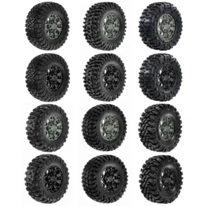 2.6 inch Metal Blade Wheel & Tire for MK07 JK07 Yikong H8H Cross Poison CK5811