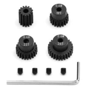 Tamiya Pinion Gear 14T 19T 22T 26T 0.6M Module 45# Steel