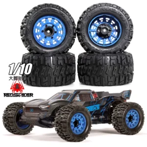 1/10 Monster Truck Tire Traxxas Tamiya HPI Kyosho ARRMA MJX FS 12-14mm