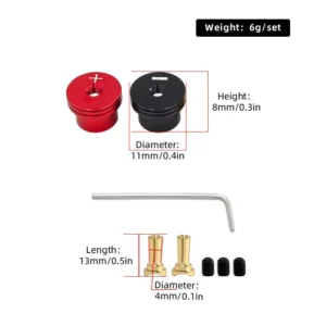 LiPo Battery 4mm/5mm Plug Positive Negative Heat Connector Low Resistance D255