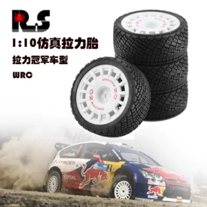 HPI Tamiya 1/10 WRC RC Wheel Hub & Tire XV01 Subaru WRC