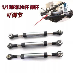 1/10 Crawler Adjustable Servo Link Drag Link Steering Rod SCX10 TRX4 D90
