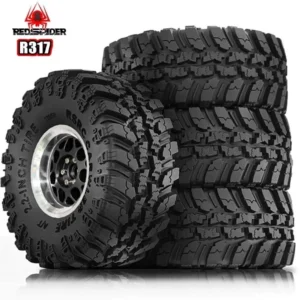 2.2 inch Crawler Metal Wheel & Tire 136x58mm Yikong CROSSRC Lion MJX H8H+
