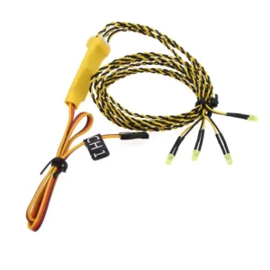 RC Car Linked Turn Signal 4-Light F3 LED Bulb for Crawler Drift