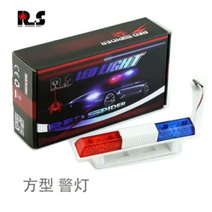 RS Model Car Crawler Police Light Remote Control Switch R39