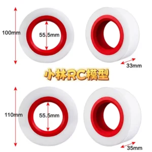 1/10 Crawler 1.9 inch 100mm 110mm Dual Stage Hard Foam Insert Pair SCX10