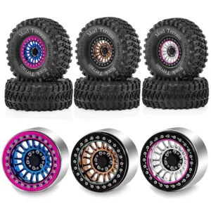 2.2 inch Crawler Wheel CROSSRC Yikong TRX4 SCX10 H8H New 8P Aluminum Wheel