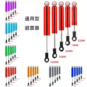 Metal Internal Spring Shock Absorber 62-102mm for 1/10 Crawler D90 SCX10 R21 2pcs/set