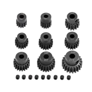 RC Car Steel Pinion Gear 0.8 Module 32P 5mm Bore 13-21T