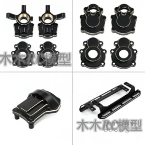 FMS 1/10 FCX Chevy K5 Crawler Upgrade Knuckle Rear Axle Seat Axle Cover Pedal