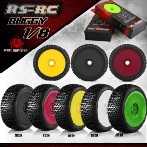 1/8 KYOSHO HSP BUGGY Electric Nitro Off-Road Racing Tire Red Spider
