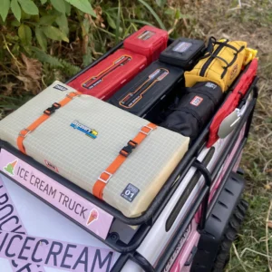 RC 1/8 1/10 Scale Luggage Rain Cover Set Recovery Board Yikong MJX