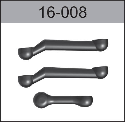 16-008 Short card/drift left/right steering arm servo arm For Hospeed 1:16 HS16-81 to HS16-83 HS16-81MAX HS16-91MAX Short Course truck parts