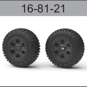 16-81-21 Short card tires (models 81-84) For Hospeed 1:16 HS16-81 to HS16-83 HS16-81MAX HS16-91MAX Short Course truck parts