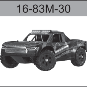 16-83M-30 Brushless Short Truck Shell (Red) (with Lights) For Hospeed 1:16 HS16-81 to HS16-83 HS16-81MAX HS16-91MAX Short Course truck parts
