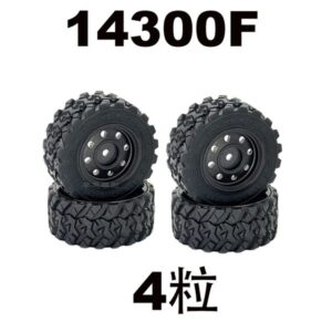 14300F Tires 4pcs for MJX Hyper Go 14211 1/14 RC Car Parts