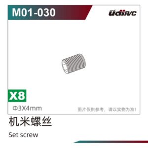 M01-030 Grub Screws 4pcs for UDI UD1002P S10 UD1002 SG1002P 1/10 RC Car Spare Parts