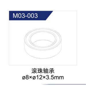 M03-003 Ball Bearings 4pcs for UDI R/C UD1201 UDI1202 RC Car parts