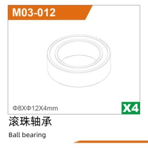 M03-012 Bearings 4pcs for UDIRC UD1610S UD1610PRO UD1611 M16 RC Car Part